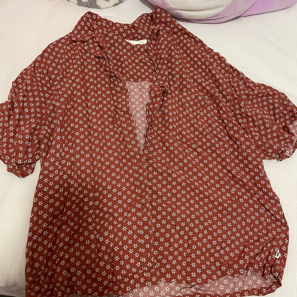 button up sleeve top